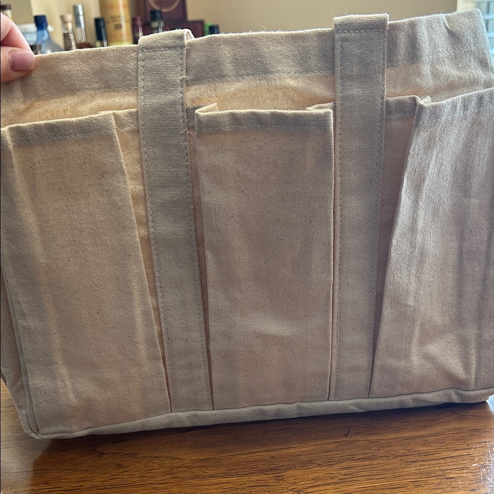 Cream Canvas Tote Bag - Picture 5 of 5